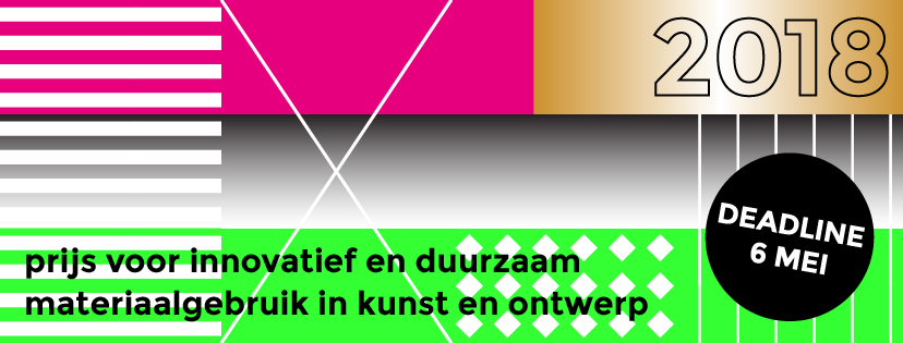 New Material Award 2018 deadline 6 mei